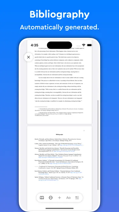 Capturas de pantalla de Essayist: Academic Writing App