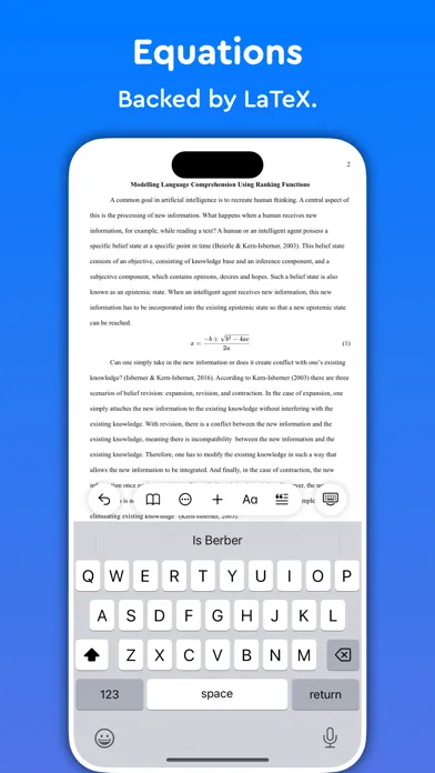 Capturas de pantalla de Essayist: Academic Writing App