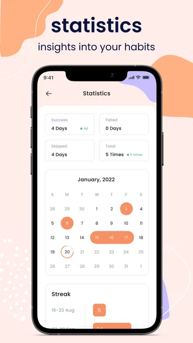 Haptive - Habit Tracker & Goal Screenshots