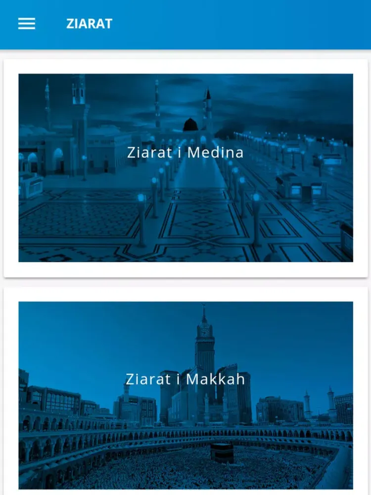 Tangkapan skrin EuropeNor Hajj and Umrah Servi iPad 