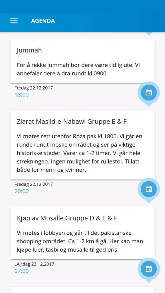 Tangkapan skrin EuropeNor Hajj and Umrah Servi