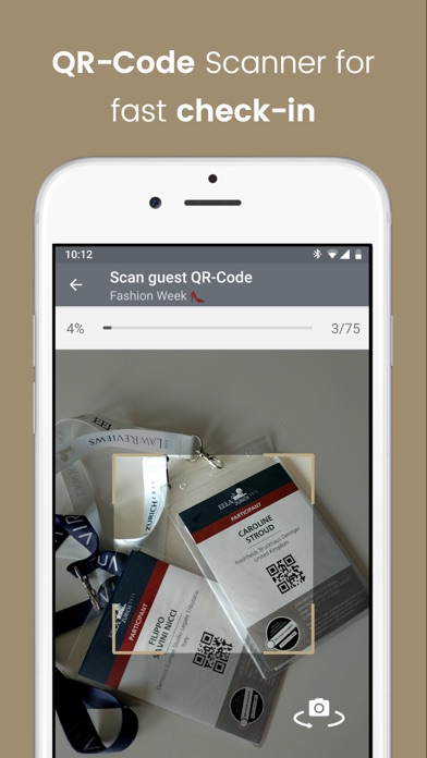 Capturas de pantalla de Eventor.app | Guest List