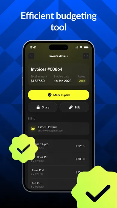 Invoice, Receipt & Bill Maker سکرین شاٹس