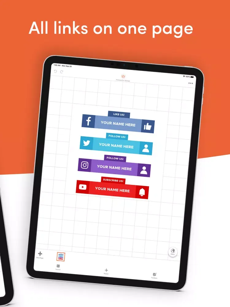 Zrzuty ekranu Exact! simple website builder iPad 
