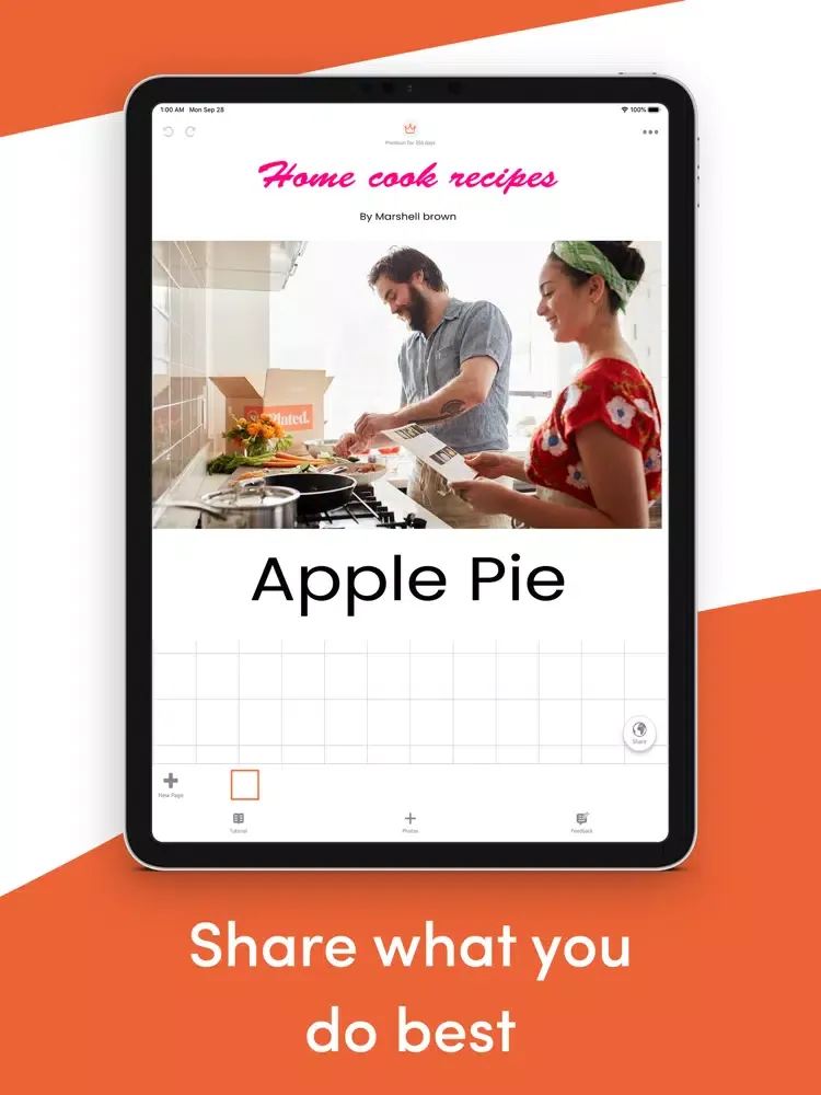 Zrzuty ekranu Exact! simple website builder iPad 