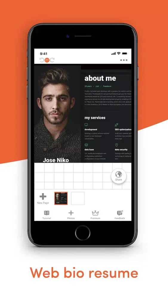 Zrzuty ekranu Exact! simple website builder
