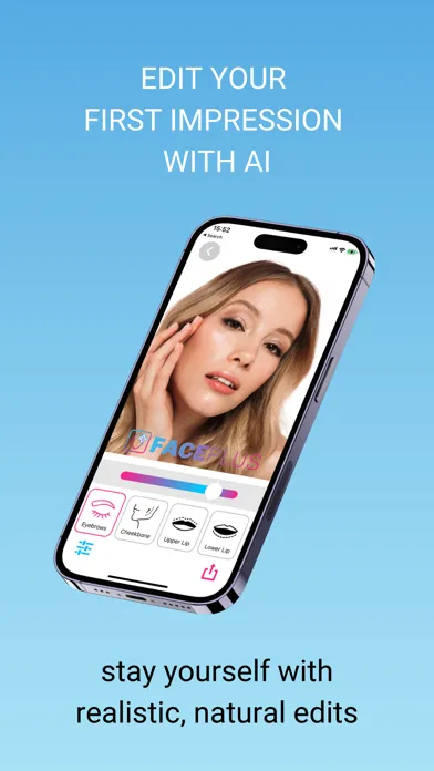Tangkapan skrin FacePlus AI