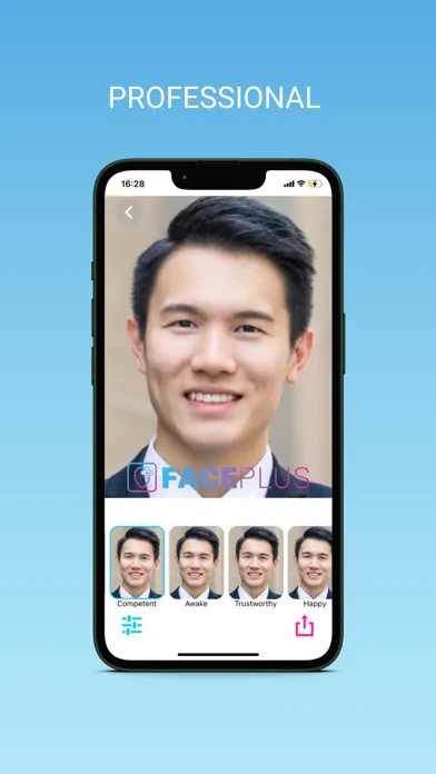 Tangkapan skrin FacePlus AI