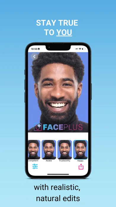 Tangkapan skrin FacePlus AI
