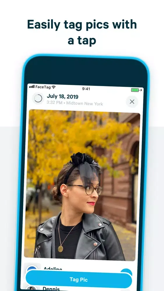 Ảnh chụp màn hình của FaceTag Photos