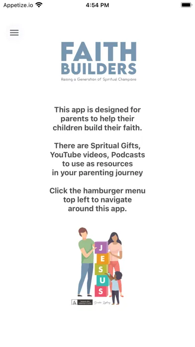 Ảnh chụp màn hình của Faith Builders App