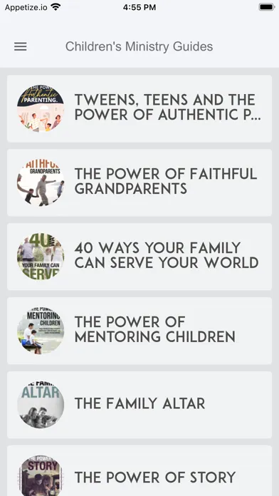 Ảnh chụp màn hình của Faith Builders App