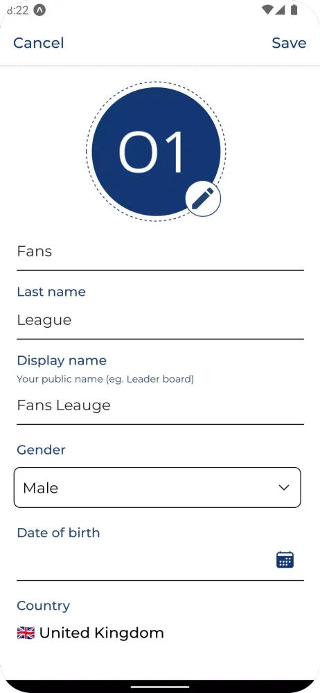 Fans League应用截图