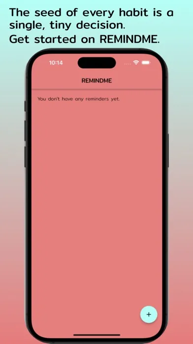 Remindme: Simple Reminder App Screenshots
