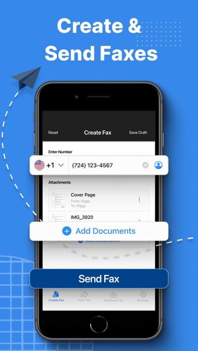 FAX from iPhone ~ Send FAX App Screenshots