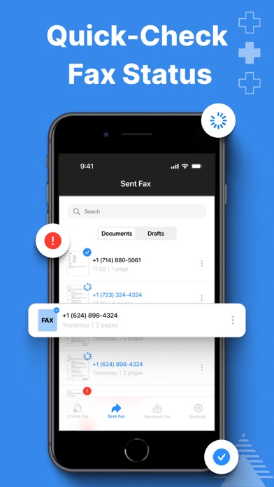 FAX from iPhone ~ Send FAX App Screenshots