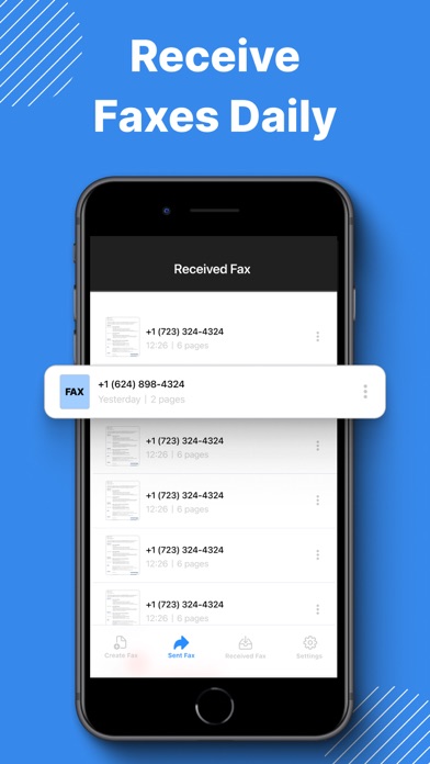FAX from iPhone ~ Send FAX App Screenshots