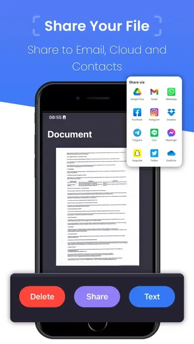 Capturas de tela do PDF Scanner Pro: Extract Text