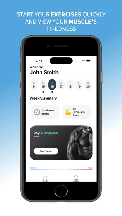 Скриншоты Fitness Flex Tracker