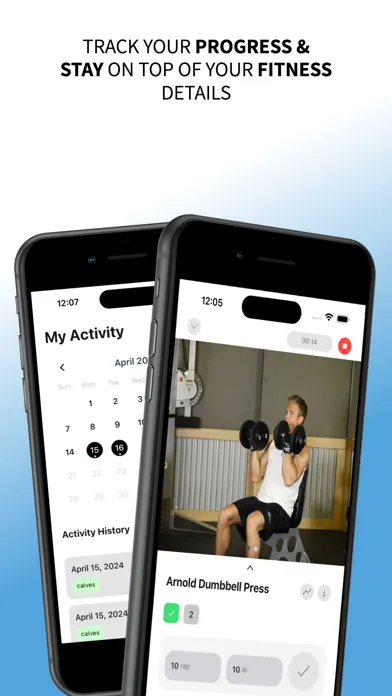 Скриншоты Fitness Flex Tracker