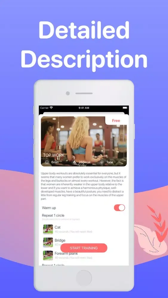 Female fitness・guided workouts应用截图