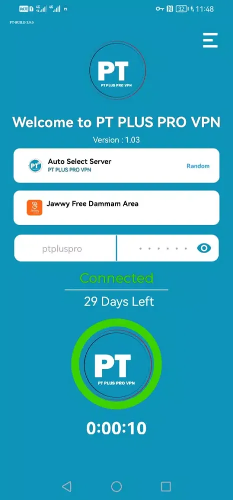 PT PLUS PRO VPN应用截图
