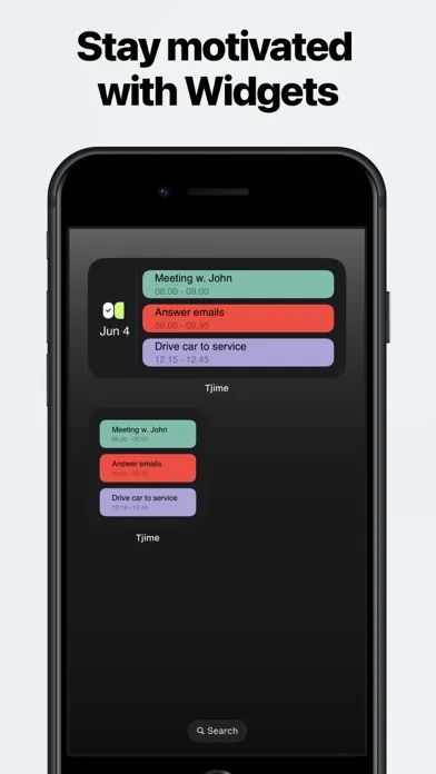 Tangkapan layar Tjime - todo list & calendar