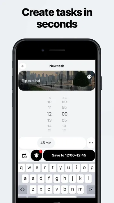 Tangkapan layar Tjime - todo list & calendar