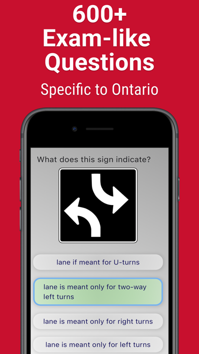 G1 Practice Test Ontario -2024 سکرین شاٹس
