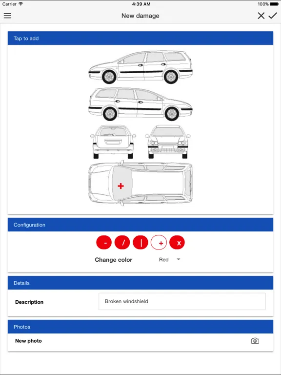 ภาพหน้าจอของ FleetMaster Mobile iPad 