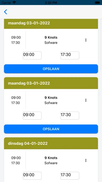Ảnh chụp màn hình của Flexmaster app
