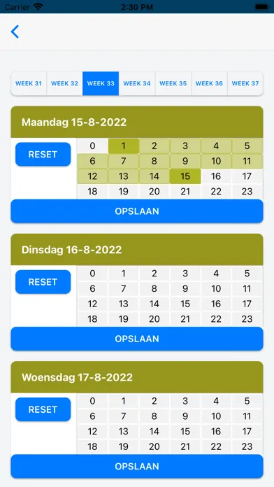 Ảnh chụp màn hình của Flexmaster app
