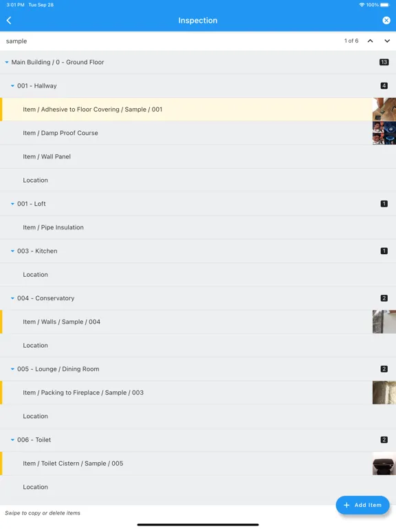 Flow Mobile Surveying iPad  스크린샷