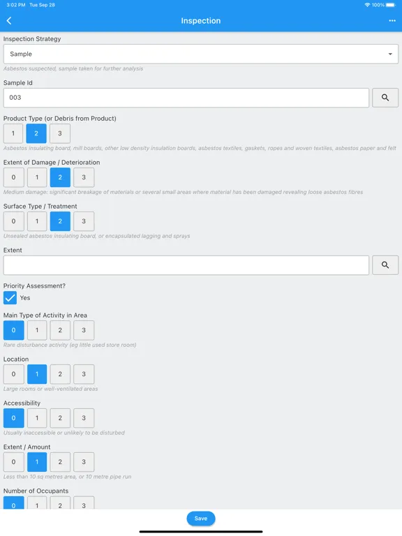 Flow Mobile Surveying iPad  스크린샷