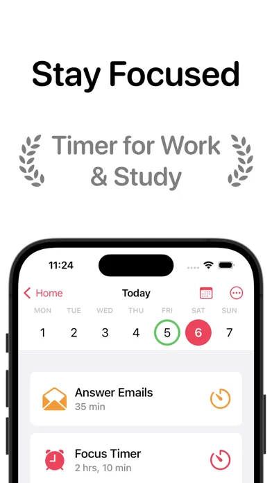 Capturas de tela do Pomodoro Timer - Focusplan