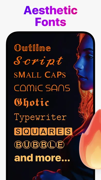 تصاویر Letters Font: Stylish Messages