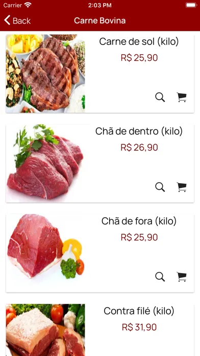 Tangkapan skrin Casa de Carnes Dangão