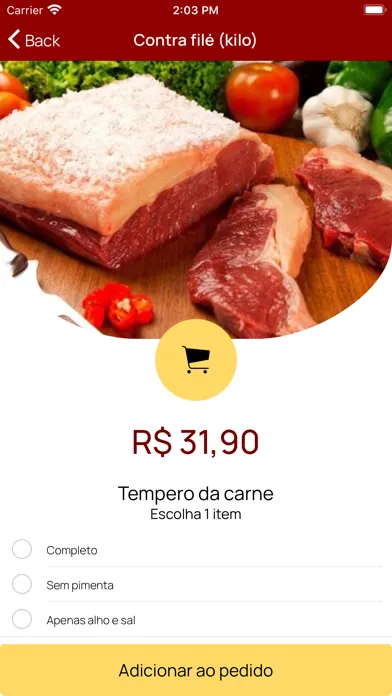 Tangkapan skrin Casa de Carnes Dangão