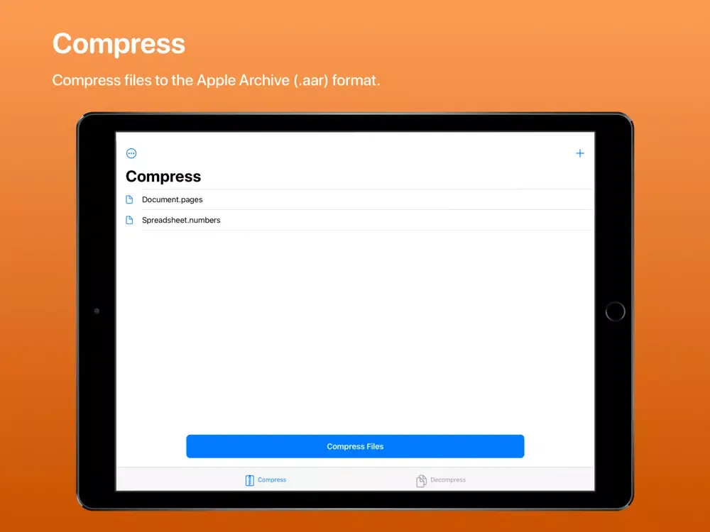 AAR Compressor: Compress Files iPad  スクリーンショット