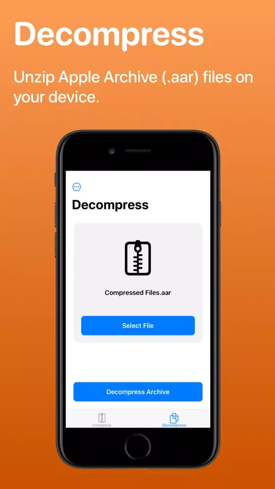 AAR Compressor: Compress Files スクリーンショット