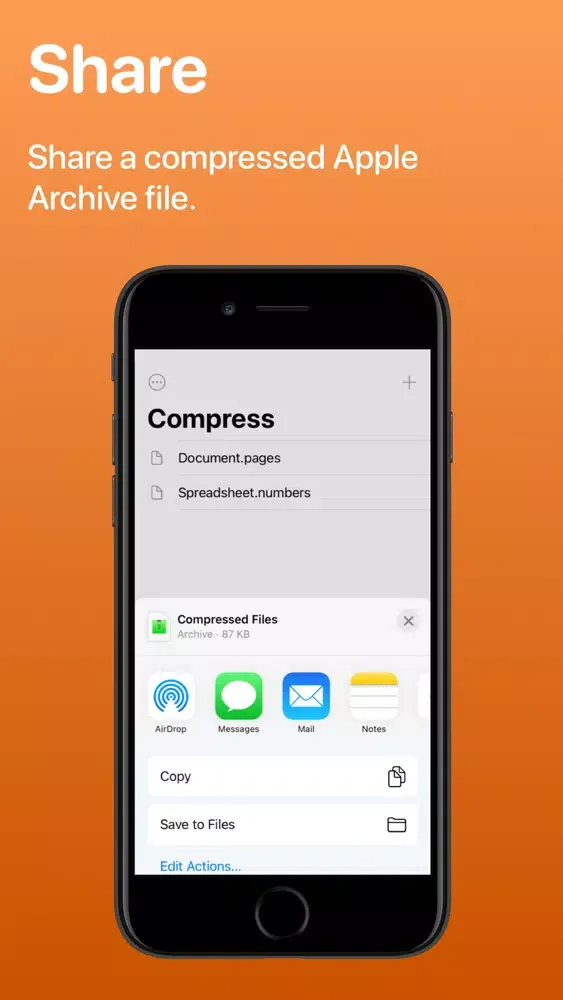 AAR Compressor: Compress Files スクリーンショット