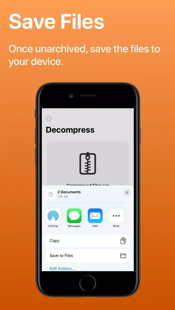 AAR Compressor: Compress Files スクリーンショット