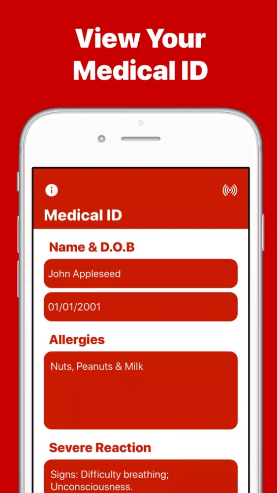AllergyMe - Allergy Medical ID سکرین شاٹس