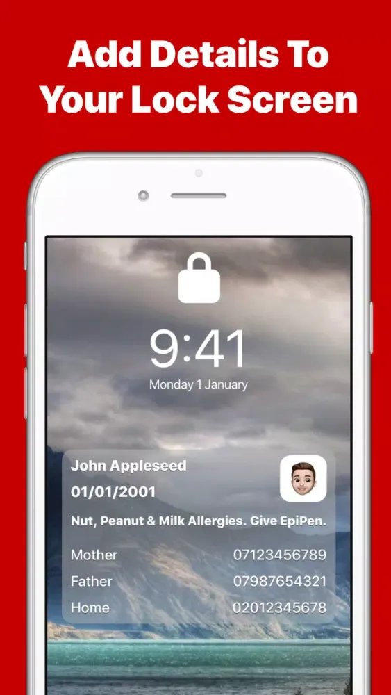 AllergyMe - Allergy Medical ID سکرین شاٹس