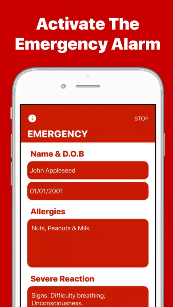 AllergyMe - Allergy Medical ID سکرین شاٹس