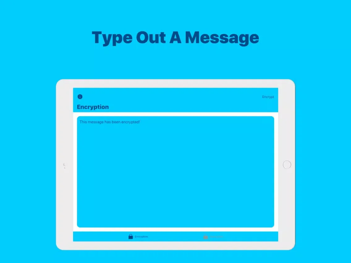 Cipher: Encrypt & Decrypt Text iPad Screenshots