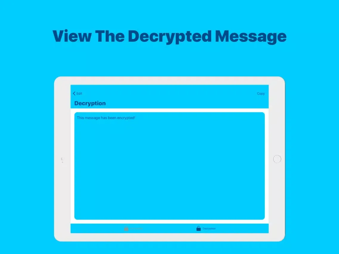Cipher: Encrypt & Decrypt Text iPad Screenshots