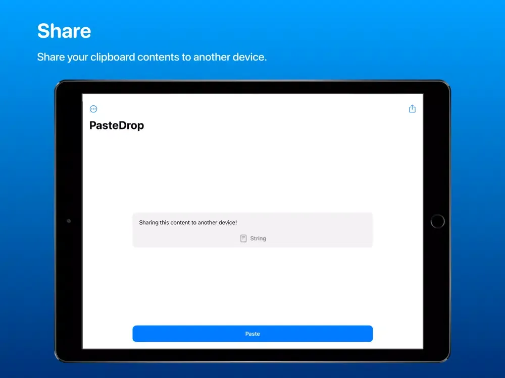 Screenshot di PasteDrop - Share Clipboard iPad 