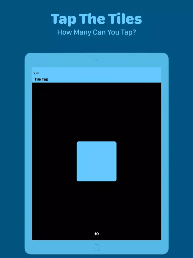 Capturas de tela do Tile Tap - Fast Finger Tapping iPad 
