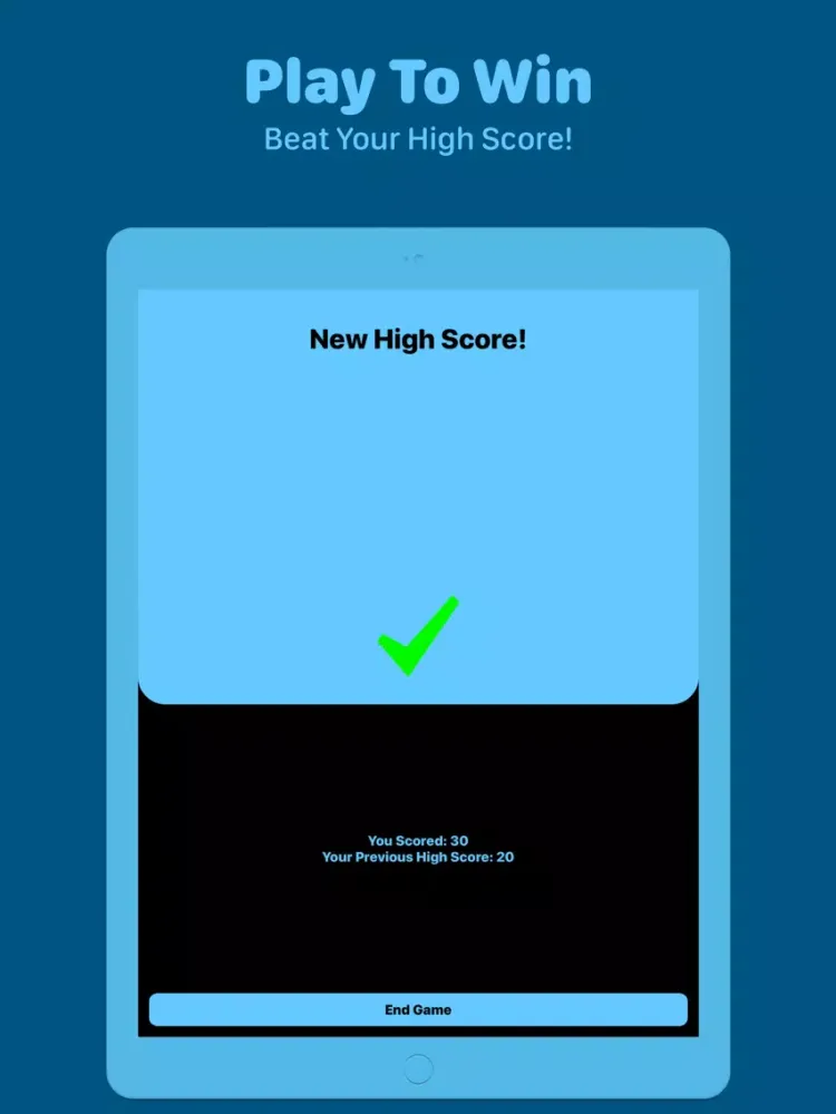 Capturas de tela do Tile Tap - Fast Finger Tapping iPad 